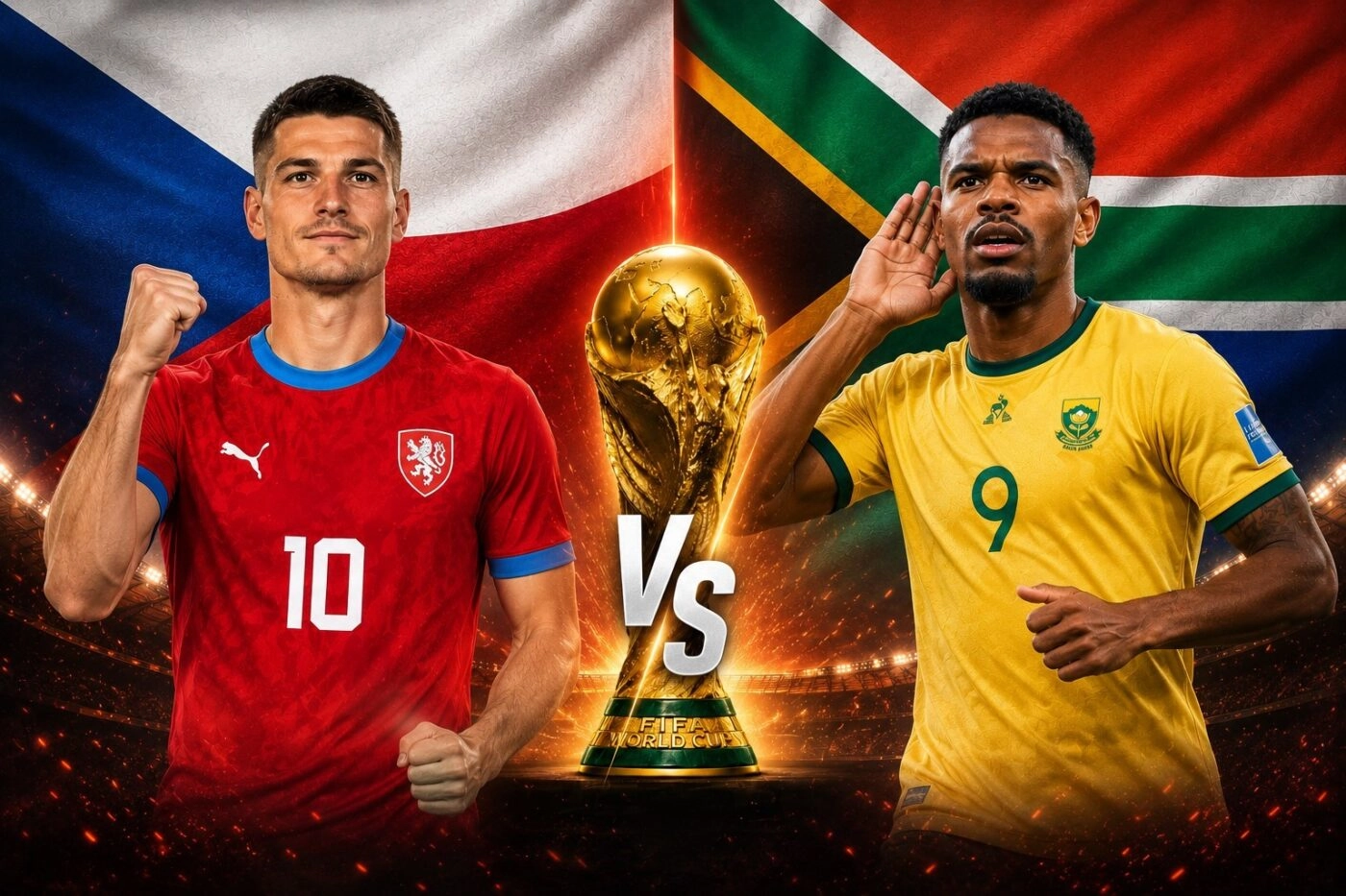 Soi kèo CH Czech vs Nam Phi 23h00 ngày 18/06 – World Cup 2026